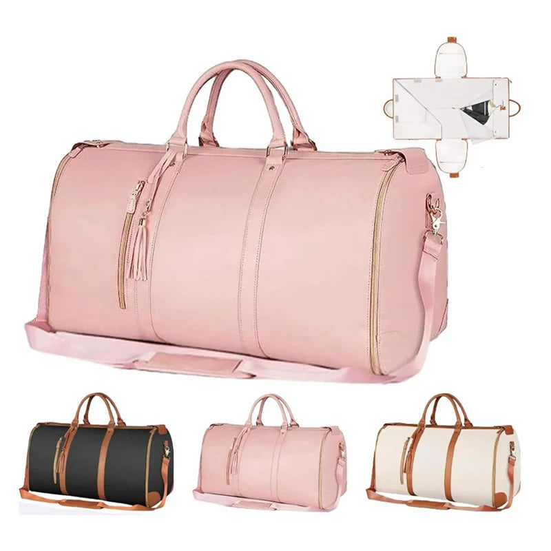 Luxury travel luggage bag pink