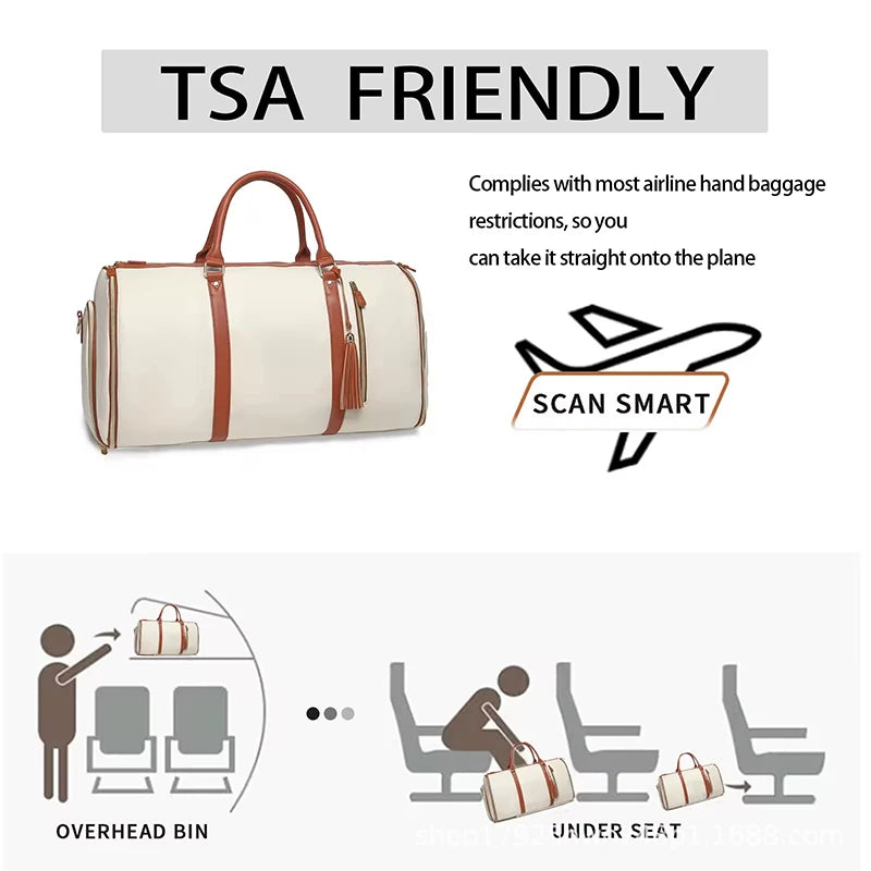 Luxury travel luggage bag